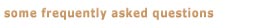 frequent questions